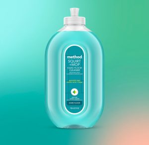 squirt + mop hard floor cleaner – spearmint sage. 25 fl oz