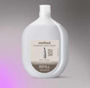 foaming hand wash starter set – violet + lavender. 38 fl oz