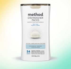 dishwasher packs – free + clear. 54 ct