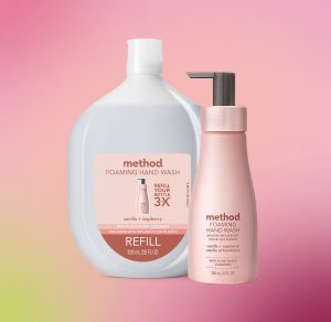 foaming hand wash refill – vanilla + raspberry. 28 fl oz