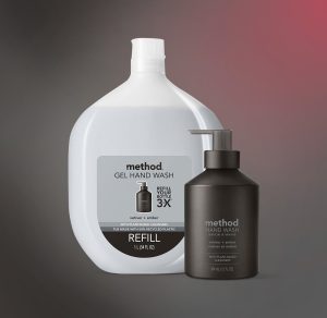 gel hand wash starter set – vetiver + amber. 46 fl oz