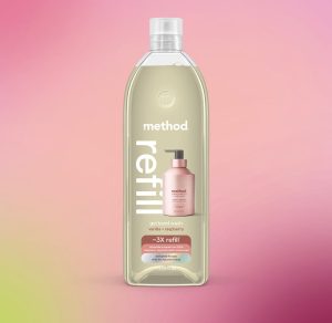 gel hand wash refill – vanilla + raspberry. 34 fl oz 1