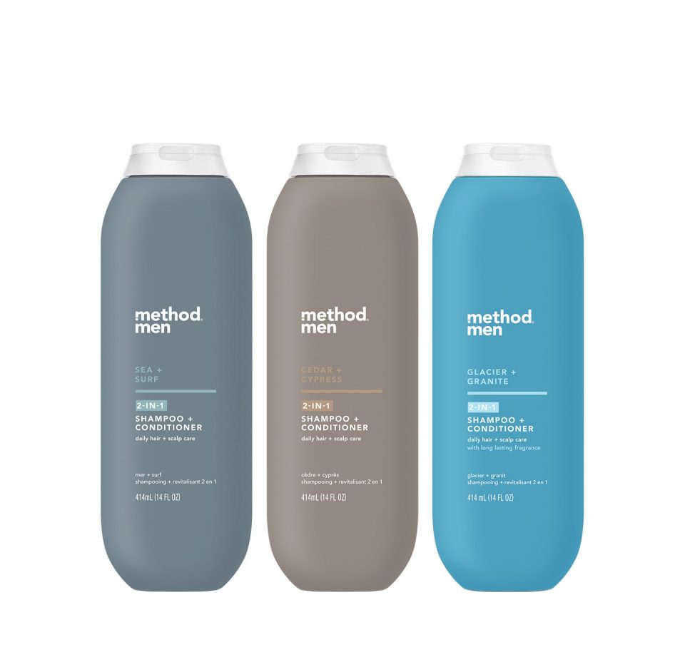 method men 2-in-1 shampoo + conditioner variety trio. 42 oz