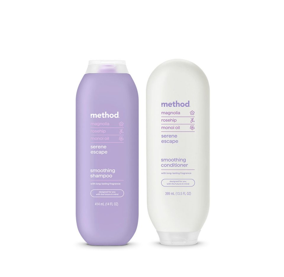 smoothing shampoo + conditioner bundle. 27.5 oz